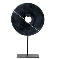 The Marble Disc op Standaard- Zwart - L - House of Decor